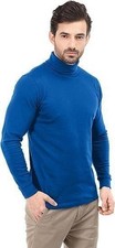 Turtleneck T-Shirt For Men Long Sleeves Tailored Comfort Fit Lot Utopia Wear