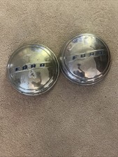 These Are Vintage Ford Hubcaps Specifically Known As Dog Dish Hubcaps