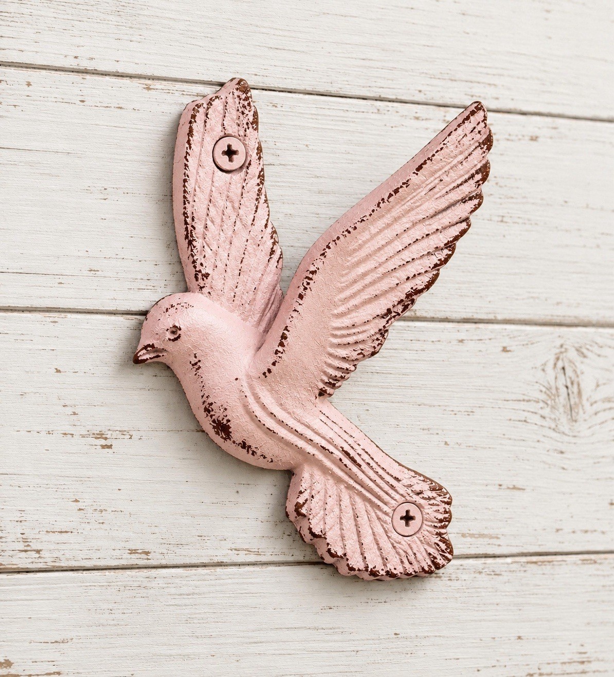 Antiqued Cast Iron Bird Wing Wall Mounted Hooks Metal Bird Coat Hook 16 Colors