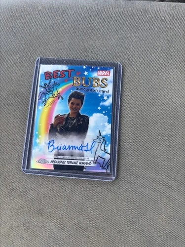 2025 topps deadpool chrome marvel best bubs auto negasonic teenage warhead