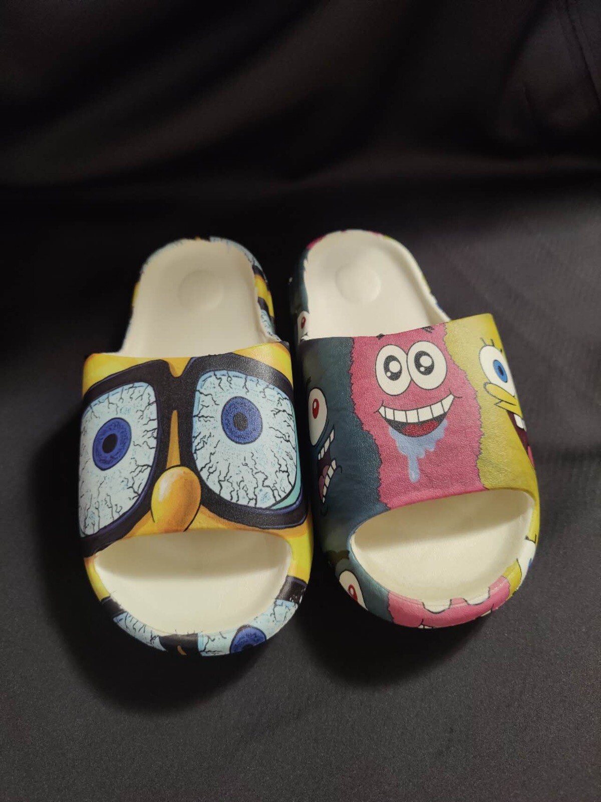 PANTOFOLA D’ORO Sandali unisex pantofola personalizzati anime anime SpongeBob taglia US11M