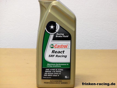Castrol React SRF Racing 1 Ltr Motorsport Bremsflüssigkeit 