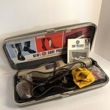 Vintage GE Shoe Polisher Model SP2 with brushes and case