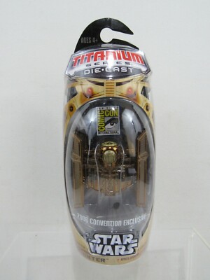 Star Wars Titanium Series Darth Vader's TIE Advanced Starfighter SDCC (Pg25E)