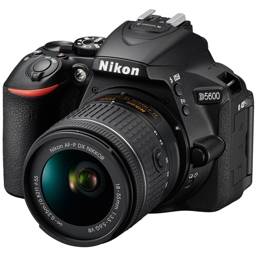 Nikon D5600 24.2MP DX Digital SLR Camera + AF-P 18-55mm f3.5-5.6G VR DSLR Lens