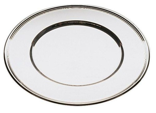 Platzteller aus Edelstahl Silber Made In Germany spülmaschinenfest Gastlando - Picture 2 of 3