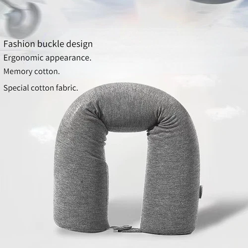 Cervical Neck Roll Memory Foam Pillow, Bolster Pillow, Round Neck Sleep Support - Picture 11 of 13