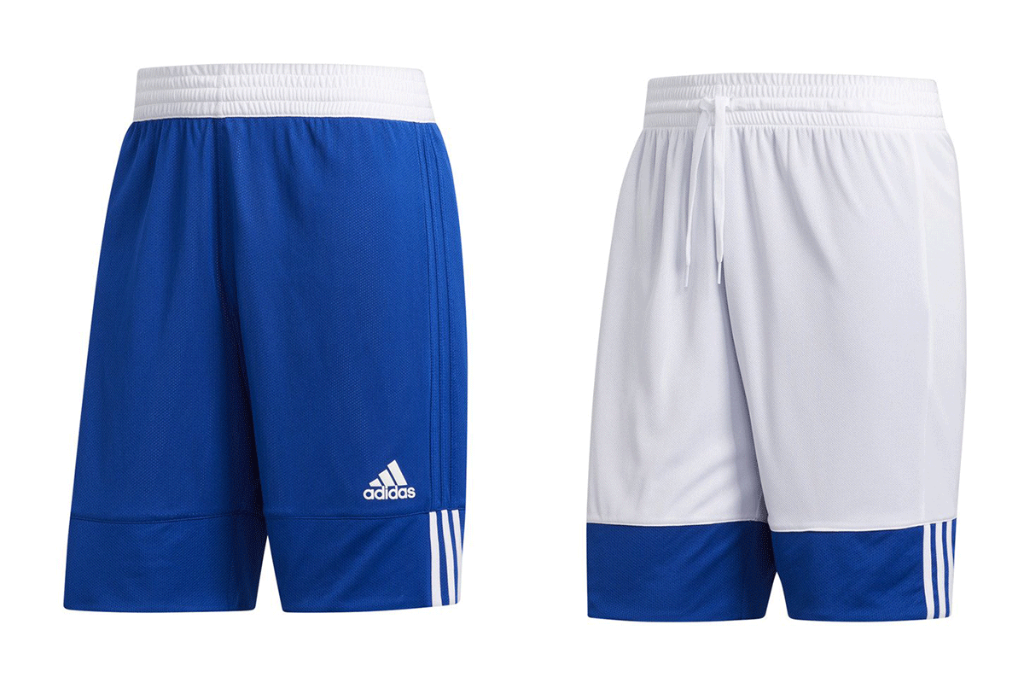adidas 3G Speed Reversible Shorts Blue White Men's Basketball Shorts