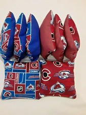8 Cornhole Bag Set Corn Hole Colorado Avalanche BL/M