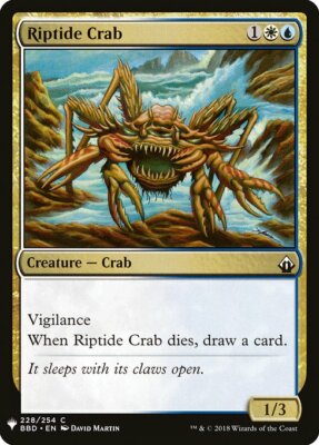 MTG RIPTIDE CRAB EXC - GEZEITENKRABBE - MYS - MAGIC