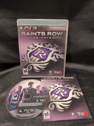 Saints Row: The Third (PlayStation 3, 2011) Complete 