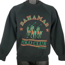 Vintage Freeport Bahamas Polo Club Sweatshirt Mens Size Small 90s Made In USA