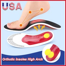 Orthotic Shoe Insoles Inserts Flat Feet High Arch Support Plantar Fasciitis Pad/