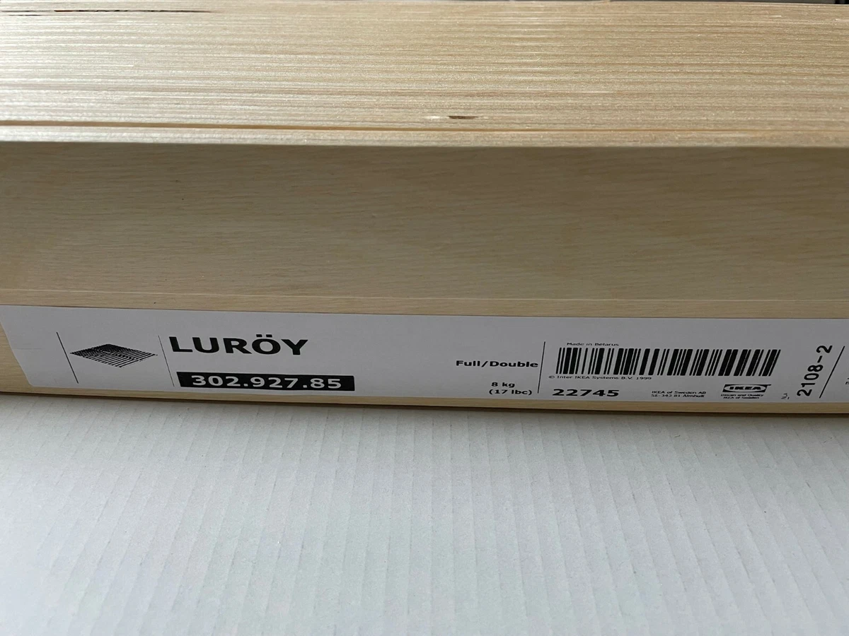 Ikea LUROY Full Double Slatted bed base 302.927.85 NEW eBay