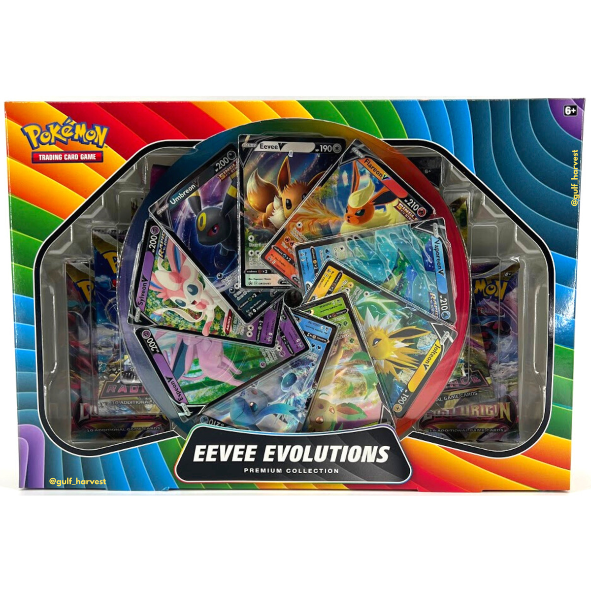 Pokemon TCG Eevee Evolutions Premium Collection Box w/ 9 Promo Cards  NEW/SEALED