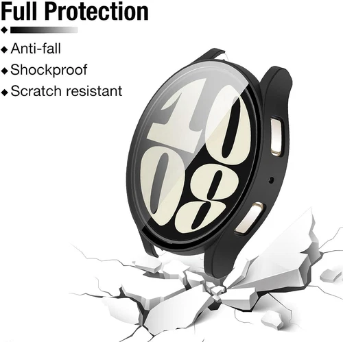 Funda para Samsung Galaxy Watch 6 40mm / 44mm Protector Cristal Carcasa Pantalla Lámina Blindada - Imagen 12 de 22