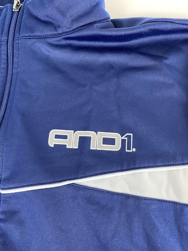 And1 men’s M medium blue with white jacket image 6