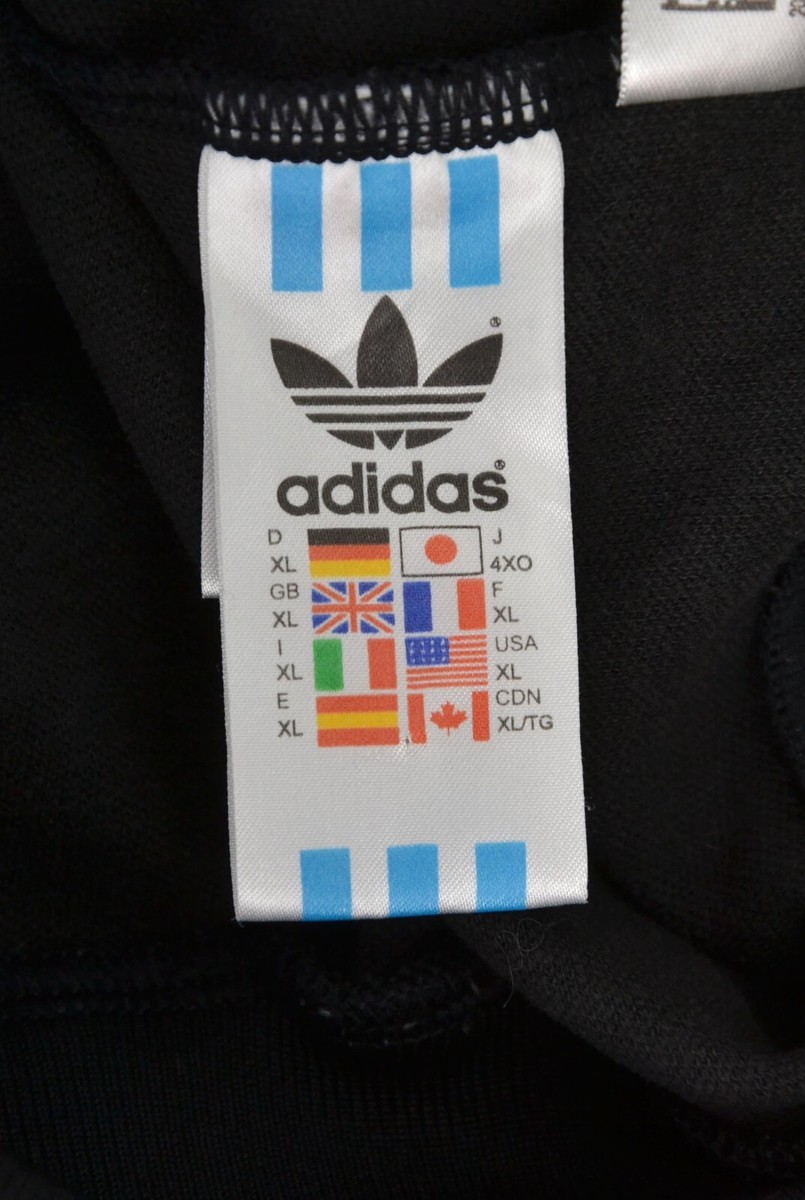 ADIDAS ORIGINALS ALL BLACKS 2004 TRACK JACKET ADIDAS SIZE XL