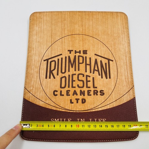 DIESEL Brown Leather Tablet Documents Sleeve Case Bag - Picture 7 of 9