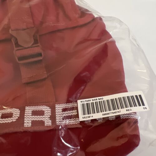SUPREME FIELD SIDE BAG RED SS23 BRAND NEW (100% AUTHENTIC) (IN HAND)