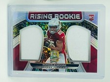 2021 Panini Spectra Rondale Moore Rising Rookie Patch Neon Splatter #1/8