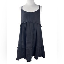 Lulus Adjustable Spaghetti Strap Dress in Black Size Small Women's