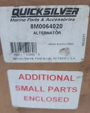 Mercury Quicksilver 8M0064020 Marine Alternator 12V Delco/Remy OEM/Genuine