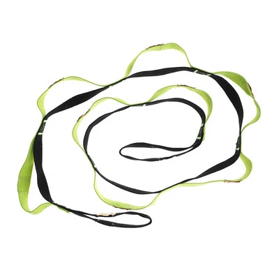 FORAPID 10-Loop Yoga Stretch Strap Fitness Pilates Belt-Physical Therapy Ballet Stretch