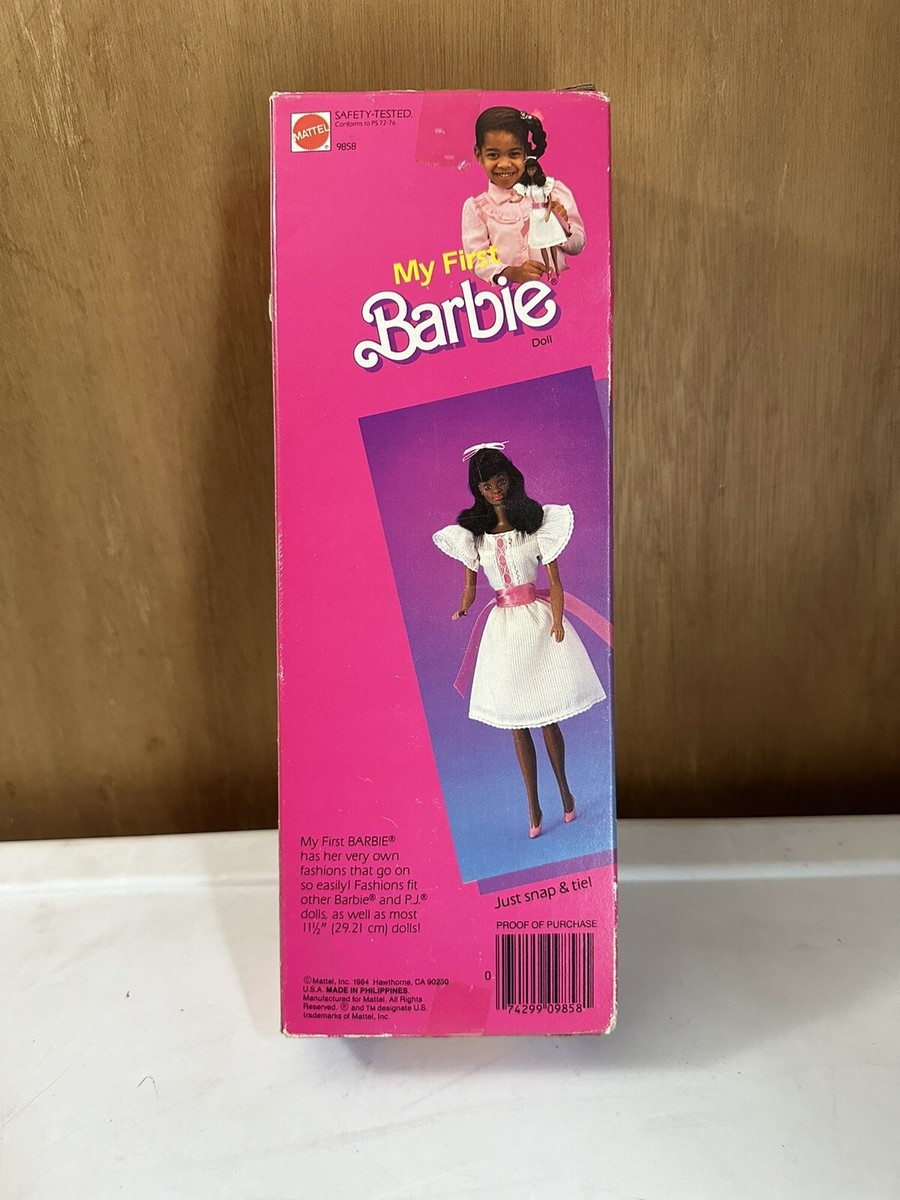 AA My First Barbie Doll 9858 Mattel 1984 for sale online