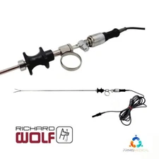 Richard Wolf 8384.24 Bipolar Kleppinger Forceps 5mm Paddle Tong Jaws 45cm 21-1/2