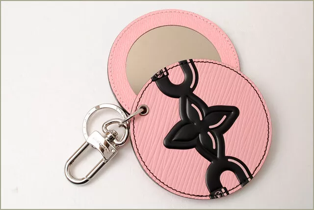 pink louis vuitton key chain