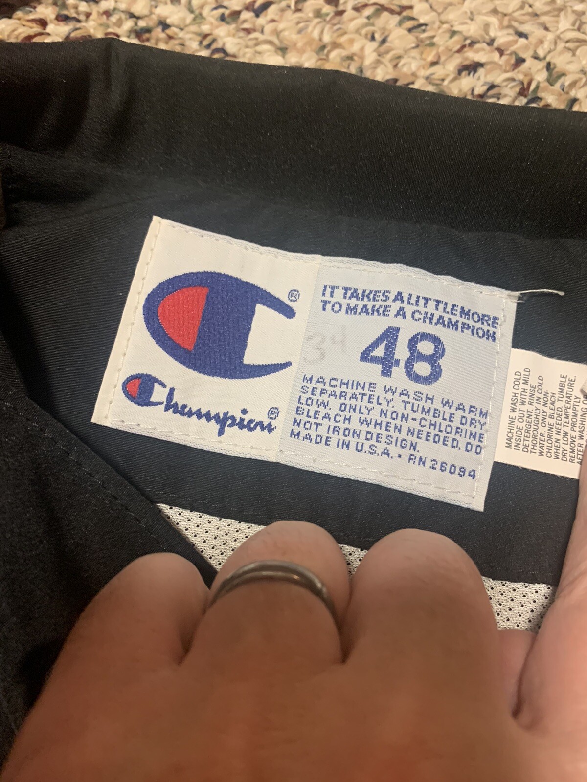 Champion Utah Jazz Scott Padgett warm up Jacket Pants Suit Set Jersey BIG