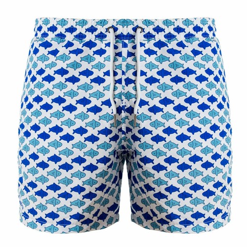 Costume Da Mare Uomo Da Bagno Bianco Boxer Short Pantaloncino Corto Pisicna  | eBay