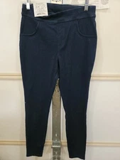 Utopia By Hue Women's Mid-Rise Stretch Slim Fit Pull On Denim Leggings