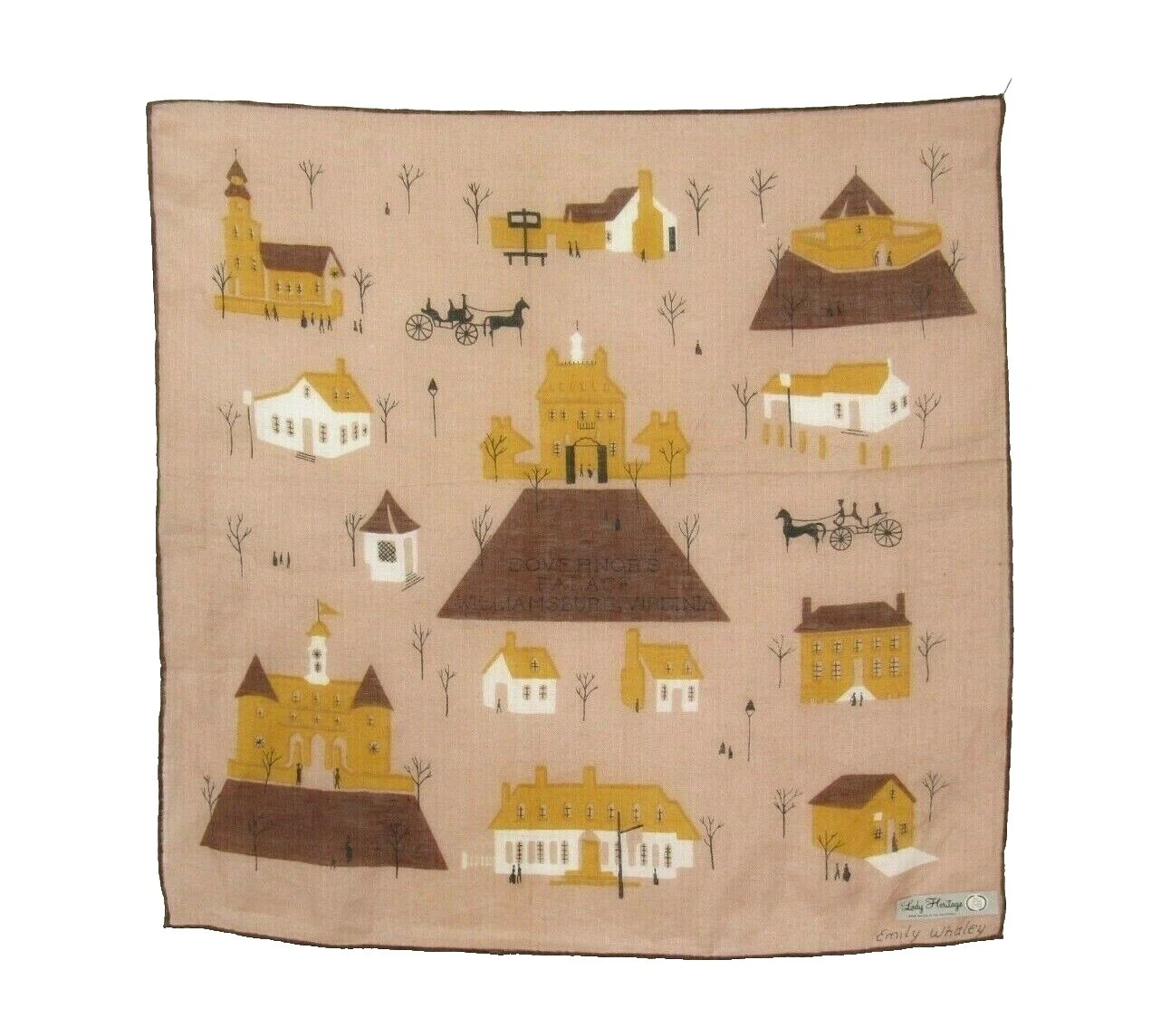 Linen Designer/Artist Everyday Vintage Plain & Solid Handkerchiefs