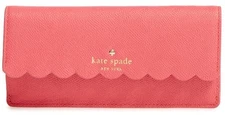 Kate Spade New York Morris Lane Alli Leather Wallet (Warm Guava) PWRU5555 NEW