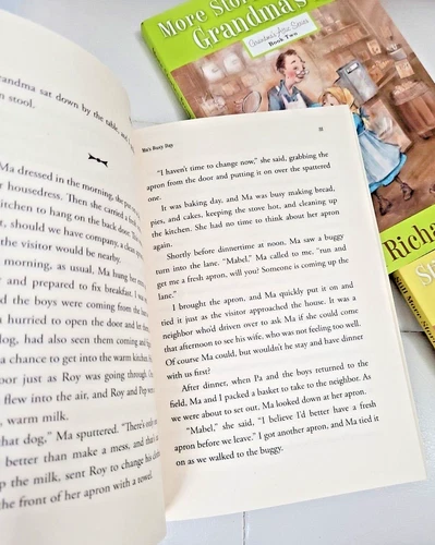 Treasures From Gandma's Attic - Paperback Books 1- 4 Arleta Richardson.  Boxed  - Picture 5 of 8