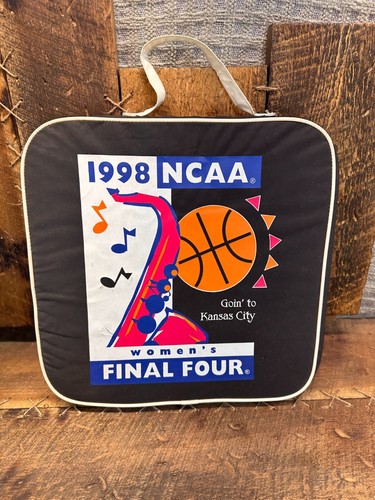 1998 SEARS NCAA Women s Final Four Goin to Kanas City Stadium Seat Cushion Black