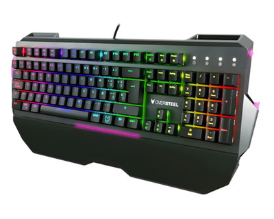 Oversteel IRON Mechanische Gaming Tastatur RGB Red Switch UK Layout USB