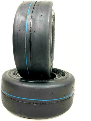 Two 11X4X5 11X4-5 11X4.00-5 Smooth Tread 4Pr Zero Turn Lawn Mower Tires Slick, I