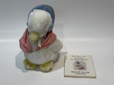 9" Eden JEMIMA PUDDLEDUCK FLEECE fabric plush stuffed