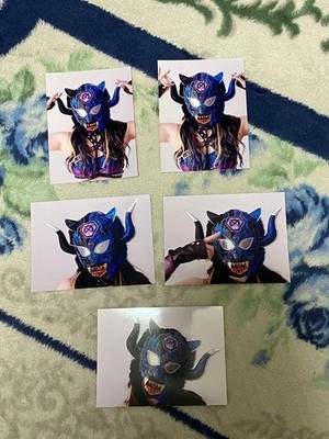 Starlight Kid Wrestling Mask Set Signed Ooya Stardom Ring Used