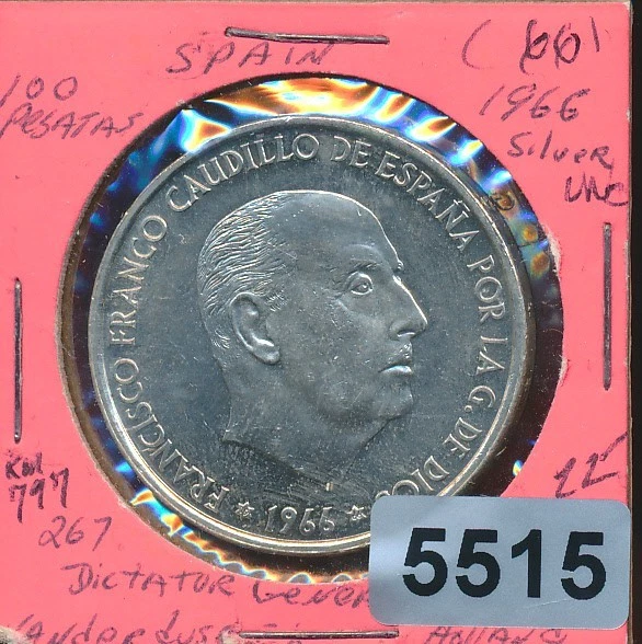 Silver 1966 Spanish Coins for sale | eBay