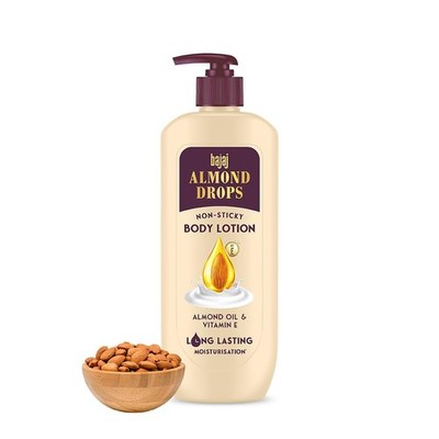 Bajaj Almond Drops Non-Sticky Body Lotion 400 ML Pack of 1