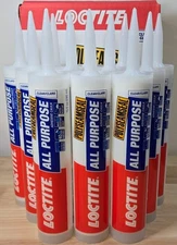 Loctite Polyseamseal Clear All Purpose Latex Caulk Sealant Case of 12x 10 oz 215
