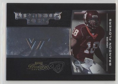 2008 Prestige Prestigious Picks Black 213/500 Brandon Flowers #PPI-48 0t2