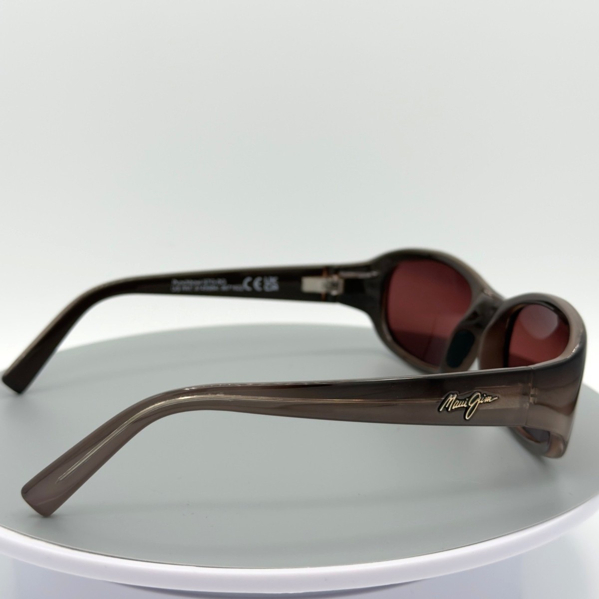 Maui Jim Punchbowl Sunglasses R/MJ 219-01 in Chocolate Fade w/Maui Rose Lenses Maui Jim Punchbowl Chocolate Fade Womens Sunglasses main image 4