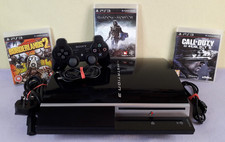 Playstation 3 PS3 40GB console & games bundle GC inc COD Ghosts full set up