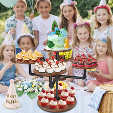 Cupcake Stand 3 Tier Tower Large 50 Cupcakes Wood Cake Tiered Tray Dessert Table