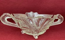 Beautiful Art Deco Brockwitz German Glass Centrepiece Fruit Bowl
